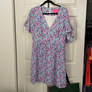 EEUC Lilly Pulitzer Hottie Dottie Blair Stretch Dress